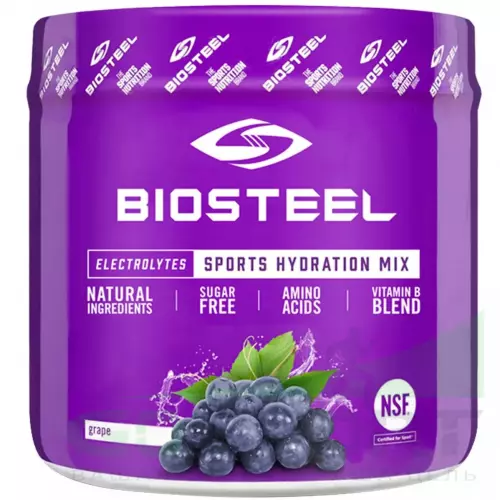 Изотоник BioSteel Sports Hydration Mix 140 г, Виноград