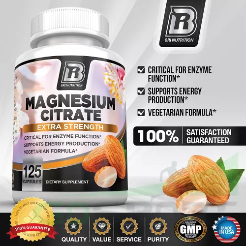  Bri Nutrition Magnesium 400 mg 125 капсул