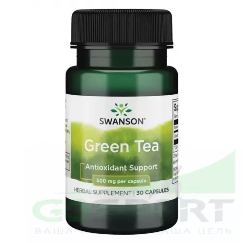  Swanson Green Tea Extract 500 mg 30 капсул