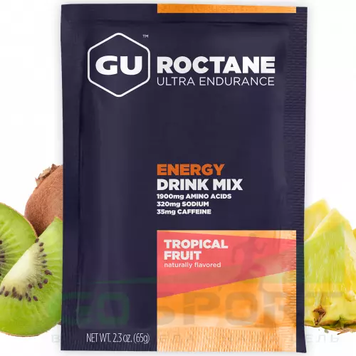 Изотоник GU ENERGY GU ROCTANE ENERGY DRINK MIX 65 г, Тропические фрукты