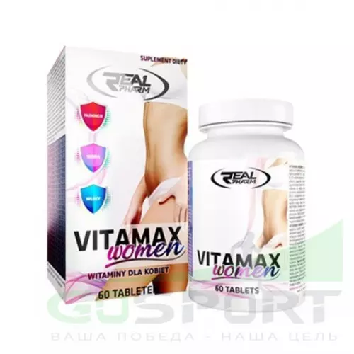 Витаминный комплекс Real Pharm Vitamax WOMEN 60 таблеток