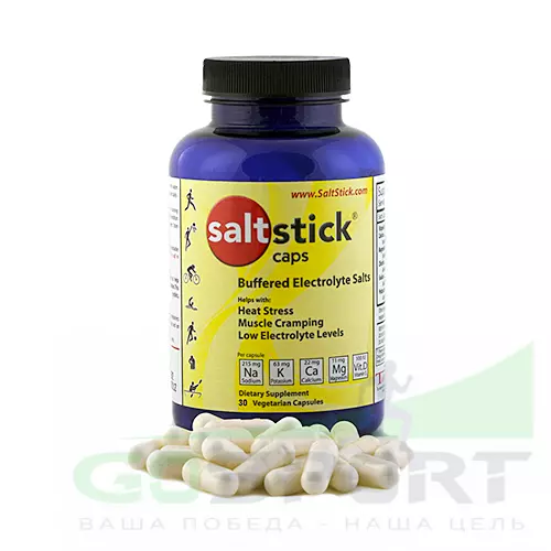 Солевые таблетки SALTSTICK SALTSTICK CAPS 30 капсул, Нейтральный