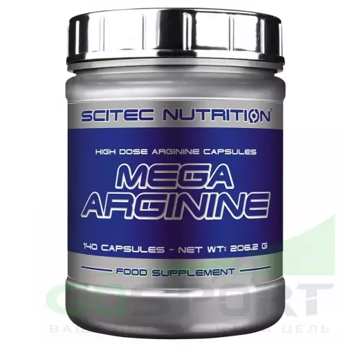  Scitec Nutrition Mega Arginine 140 капсул