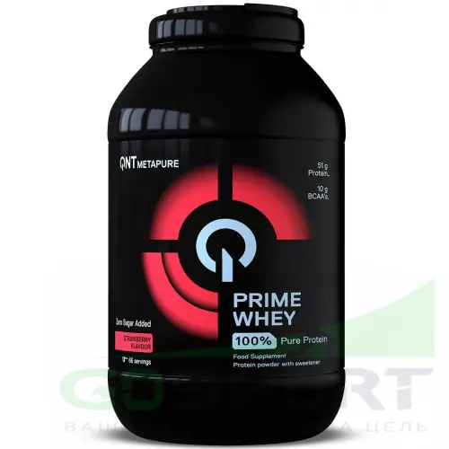  QNT PRIME WHEY 908 г, Клубника