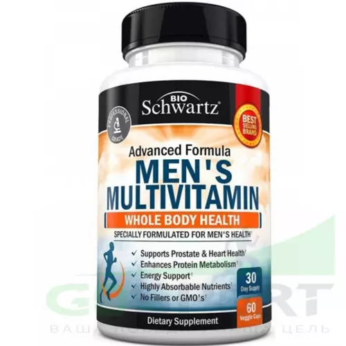 Витаминный комплекс BioSchwartz Men's 50+ Multivitamin 60 капсул