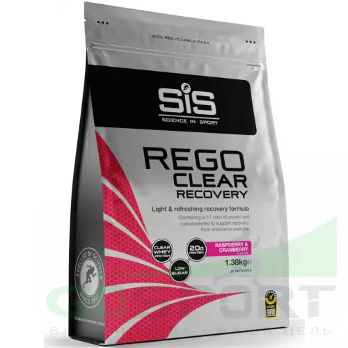 Восстановление SCIENCE IN SPORT (SiS) REGO Clear Recovery 1380 г, Малина - клюква