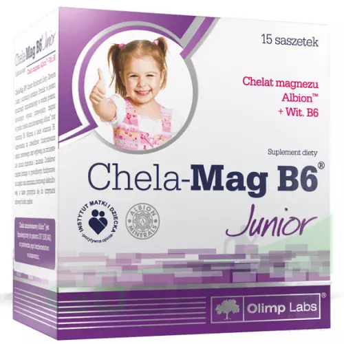  OLIMP Chela Mag B6 Junior 15 пакетиков, Апельсин
