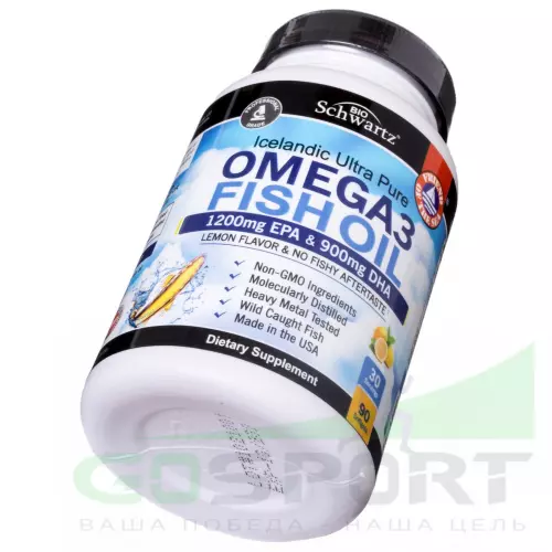 Омена-3 BioSchwartz Omega 3 Fish Oil 1200 90 капсул