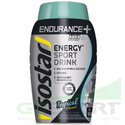Изотоник ISOSTAR Energy Sport Drink (Endurance+) 790 г, Тропические фрукты