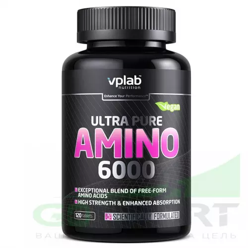 Аминокислоты VP Laboratory Ultra Pure Amino 6000 120 таблеток