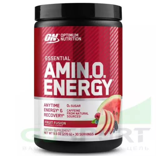 Аминокислоты OPTIMUM NUTRITION Essential Amino Energy 270 г, Фруктовый взрыв