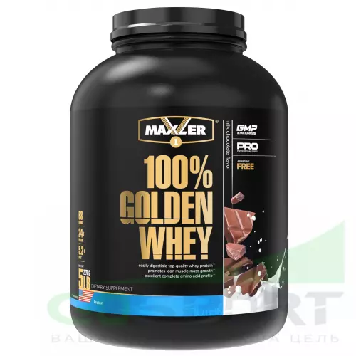 Комплексный протеин MAXLER (USA) 100% Golden Whey 2270 г, Молочный шоколад