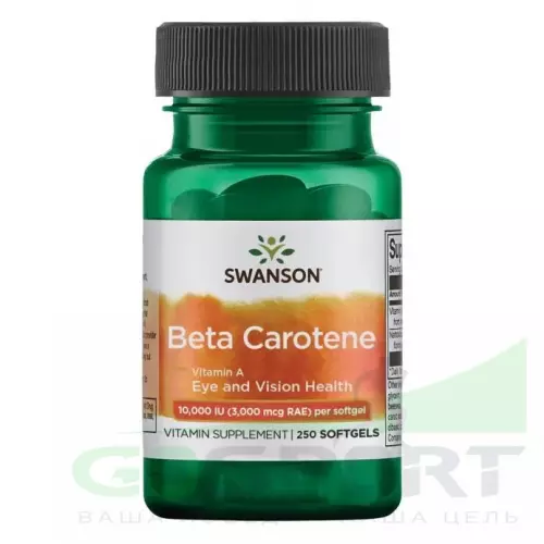  Swanson Beta Carotene 250 гелевых капсул, Нейтральный