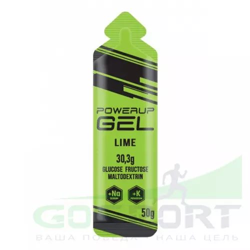 Гель питьевой POWERUP GEL +Na +K 5 x 50 г, Микс