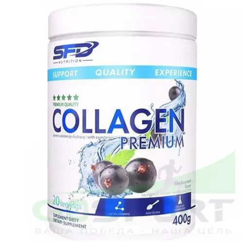  SFD Collagen Premium 400 г, Черная смородина
