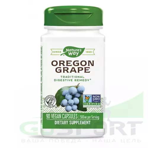  Nature's Way Oregon Grape 90 веганских капсул