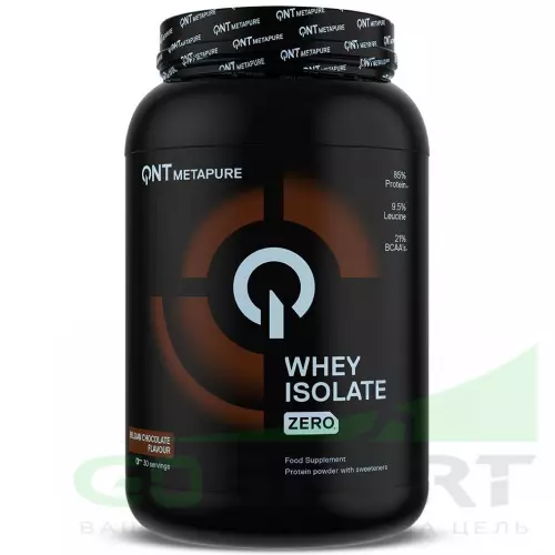  QNT METAPURE ZERO CARB 908 г, Бельгийский шоколад