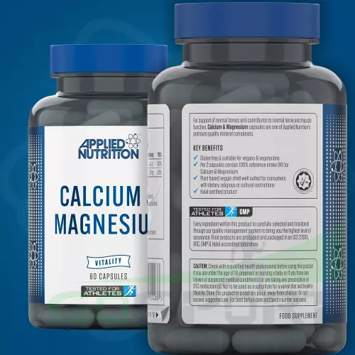  Applied Nutrition Calcium and Magnesium 60 капсул