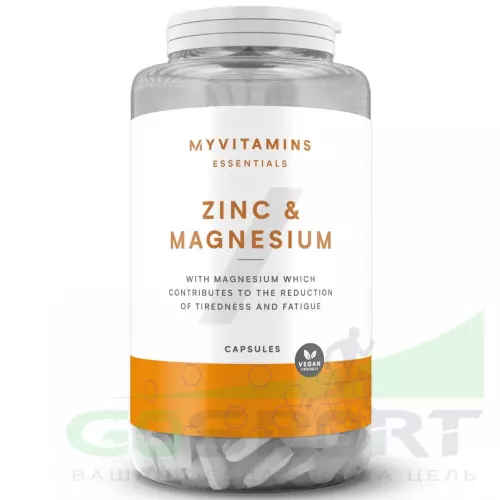  Myprotein Zinc and Magnesium 90 капсул, Нейтральный