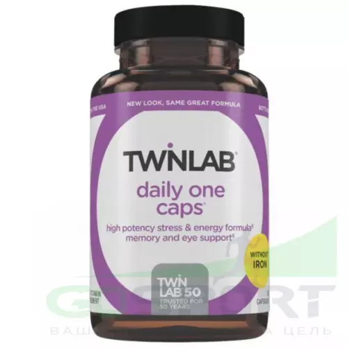Витаминный комплекс Twinlab Daily One Caps без железа 90 капсул