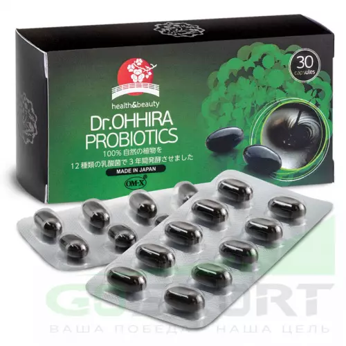 Пробиотик DR.OHHIRA Пробиотики OM-X® 1 упаковка по 30 капсул, Нейтральный