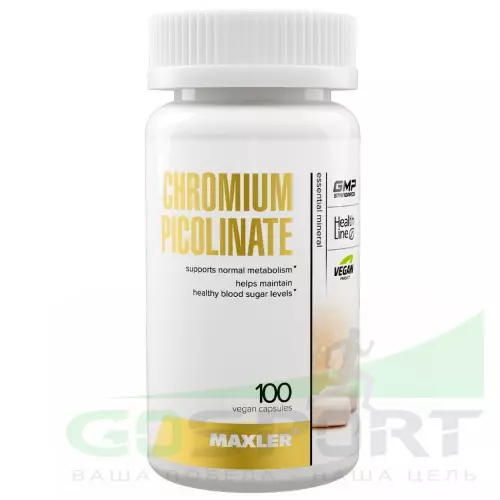  MAXLER Chromium Picolinate 100 капсул