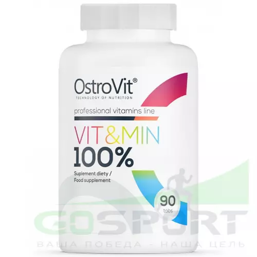 Витаминный комплекс OstroVit VIT&MIN 100% 90 таблеток