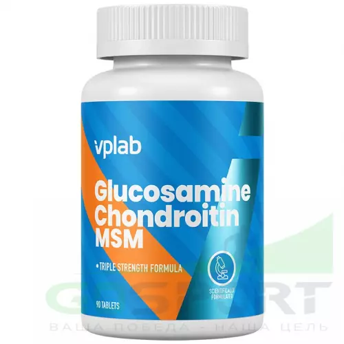  VP Laboratory GLUCOSAMINE CHONDROITIN MSM 90 табл, Нейтральный