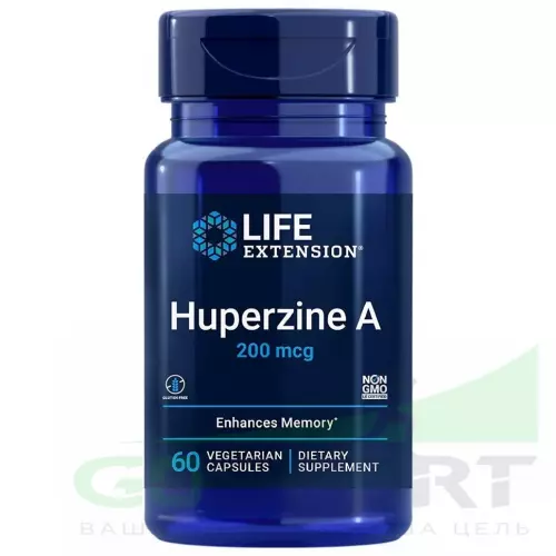  Life Extension Huperzine A 200 mcg 60 вегетарианских капсул