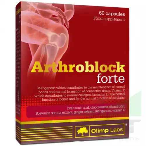 Комплекс хондропротекторов OLIMP ArthroBlock Forte Labs 60 капсул