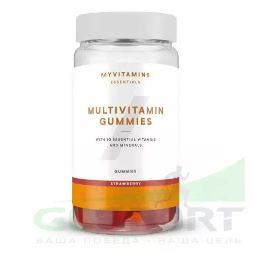 Витаминный комплекс Myprotein Multivitamin Gummies 30 жевательных конфет, Клубника