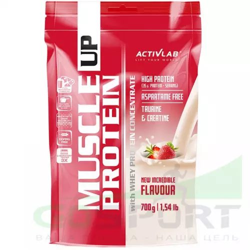  ActivLab Muscle UP Protein 700 гр, Клубника