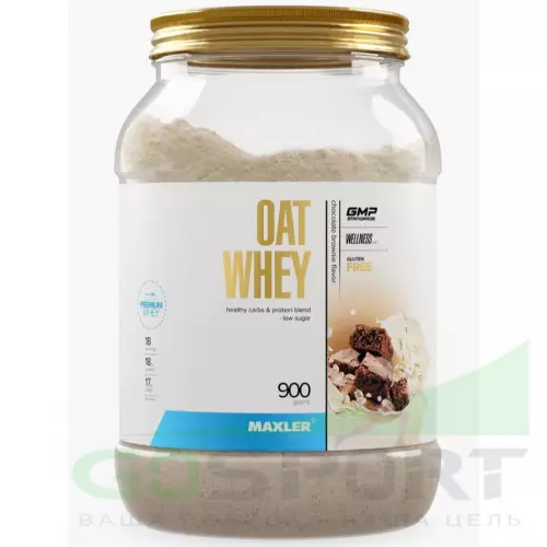  MAXLER Oat Whey 900 г, Шоколадный брауни