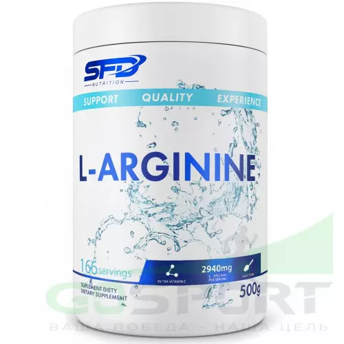  SFD L-Arginine Powder 500 г, Нейтральный