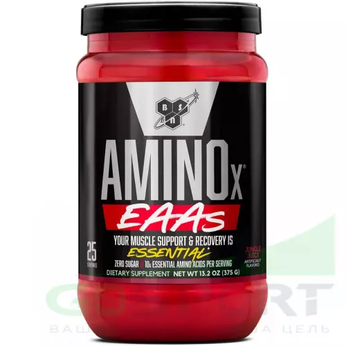 Незаменимые аминокислоты BSN Amino X EAAs 375 г, Сочные Джунгли