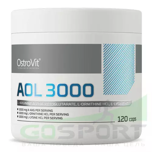 Аминокислоты OstroVit AOL 3000 mg 120 капсул