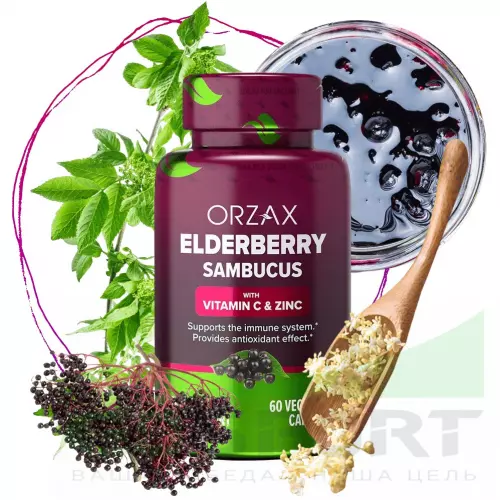  Orzax Elderberry 60 вег.капсул