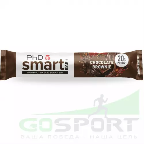 Протеиновый батончик PhD Nutrition Smart Bar 64 г, Шоколадный Брауни