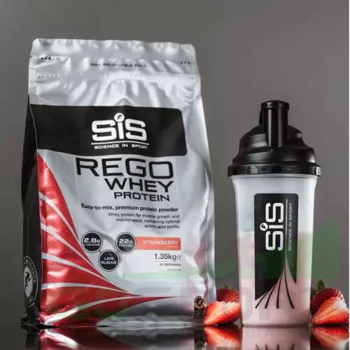  SCIENCE IN SPORT (SiS) REGO Whey Protein 1350 г, Клубника