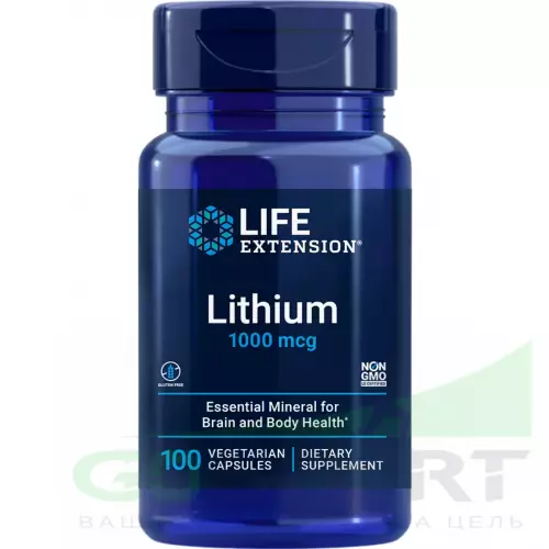 Витаминный комплекс Life Extension Lithium, 1000 mcg 100 капсул