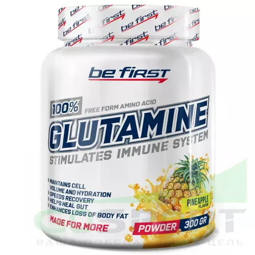 L-Глютамин Be First Glutamine Powder 300 г, Ананас