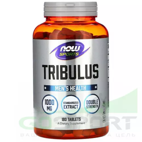  NOW FOODS Tribulus 1000 mg 180 таблеток