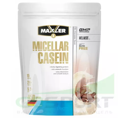 Казеиновый протеин MAXLER Micellar Casein 450 г, Молочный шоколад