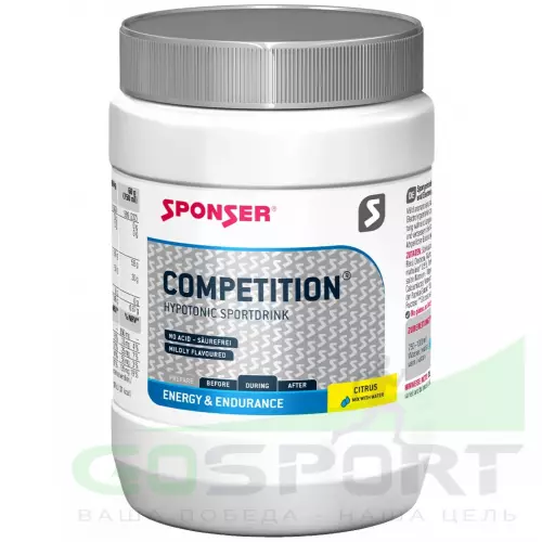 Гипотоник SPONSER COMPETITION 500 г, Цитрус