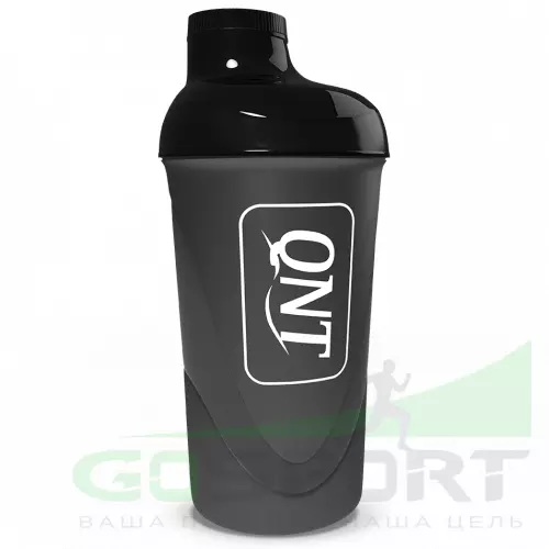  QNT PLASTIC SHAKER 600ML BLACK - Пластиковый шейкер QNT 600 мл 