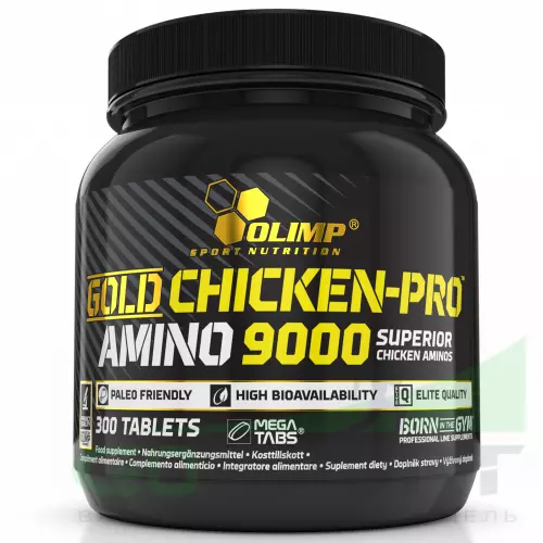 Аминокислоты OLIMP Gold Chicken-pro Amino 9000 Mega Tabs 300 таблеток, Нейтральный