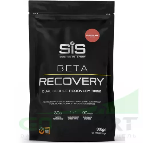 Восстановление SCIENCE IN SPORT (SiS) BETA RECOVERY 500 г, Шоколад