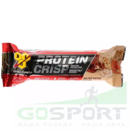 Протеиновый батончик OPTIMUM NUTRITION Protein Crisp Bar 57 г, Соленая ириска