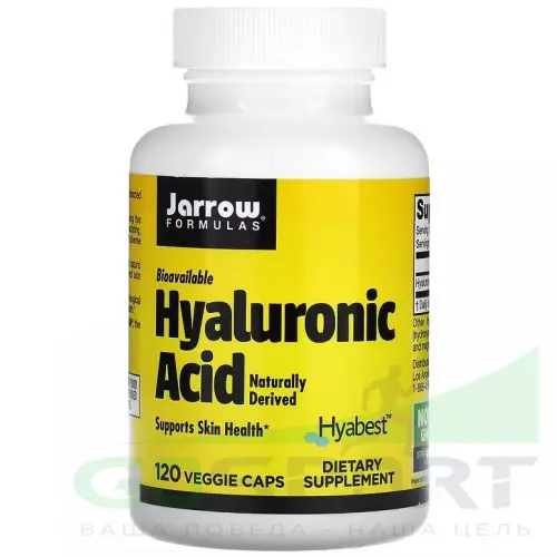 Jarrow Formulas Hyaluronic acid 120 mg 120 капсул