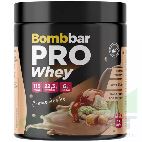  Bombbar Whey Protein Pro 450 г, Крем-брюле